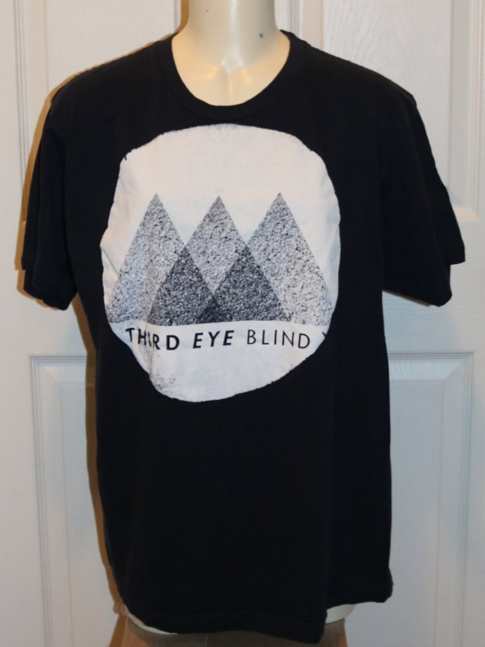 Third Eye Blind T-shirt Mens Large Black Tultex with Holes - Picture 3 of 8